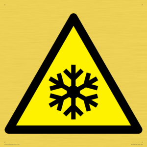 W010 Warning: Low temperature/freezing conditions